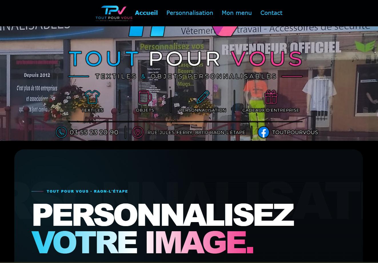 Site internet Tout Pour Vous